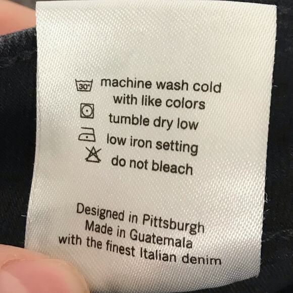 Revtown black size 32 reg casual stretchy skinny jeans - Picture 7 of 7